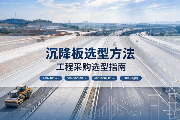 洞口沉降板选择方法
