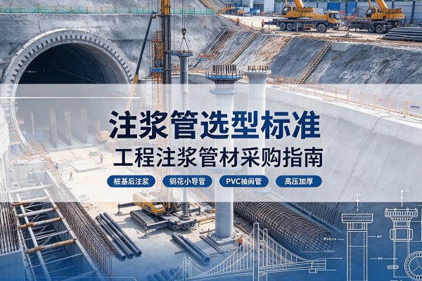 洞口注浆管选型标准